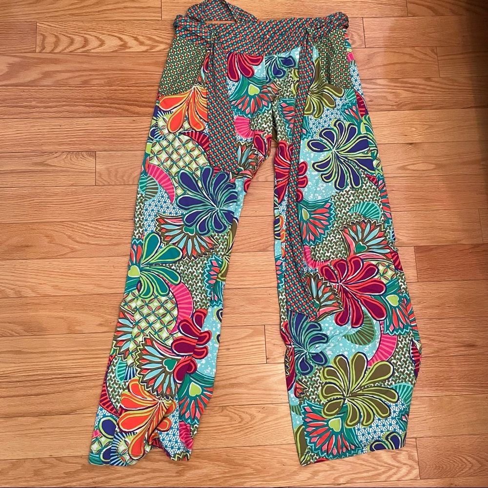 Trina Turk paisley print cover up bottoms